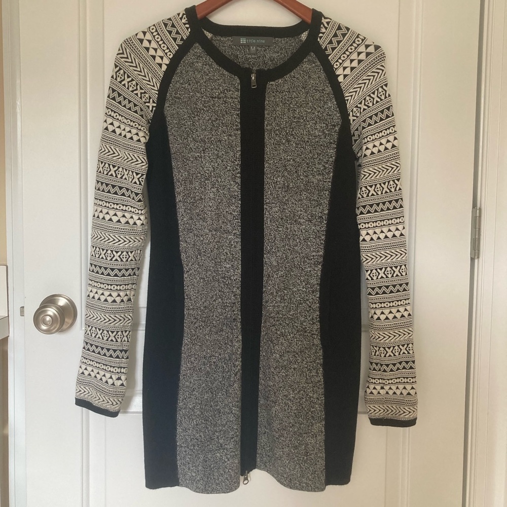 Black & White Sweater Dress